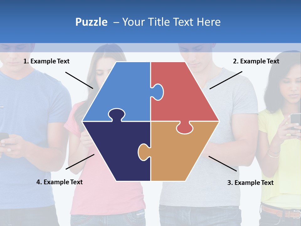 Generation In Phones PowerPoint Template