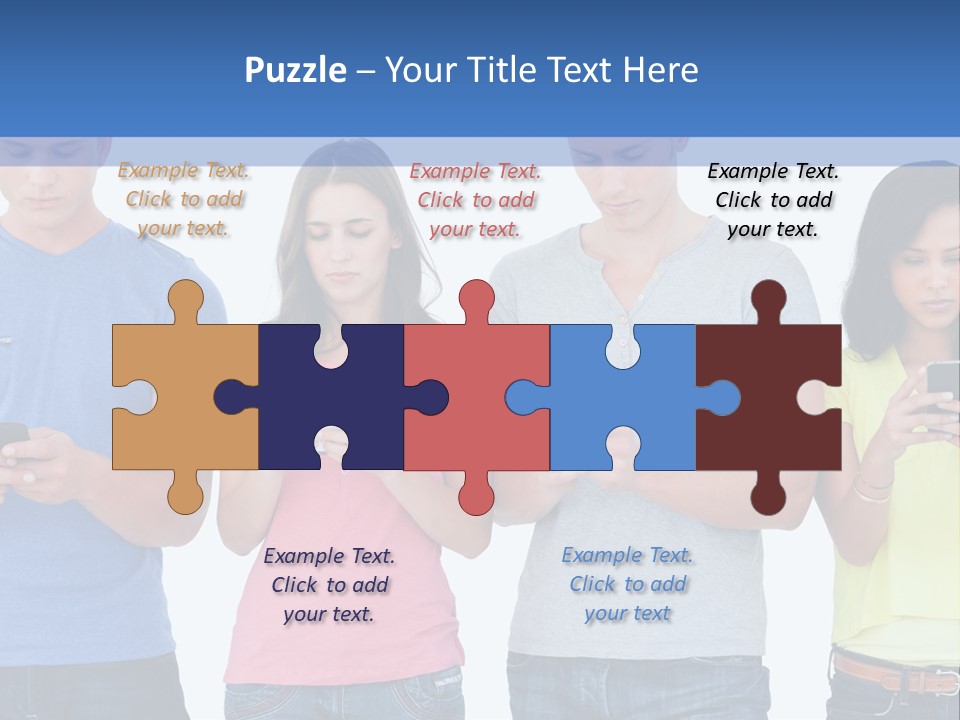 Generation In Phones PowerPoint Template