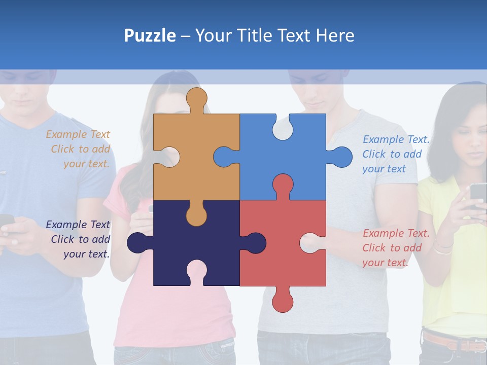 Generation In Phones PowerPoint Template