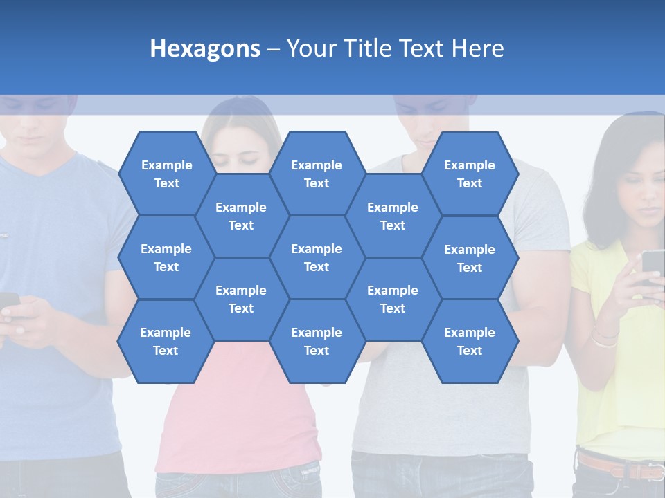 Generation In Phones PowerPoint Template