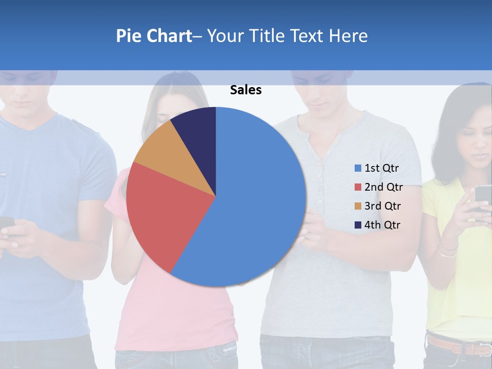 Generation In Phones PowerPoint Template