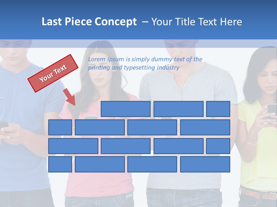 Generation In Phones PowerPoint Template