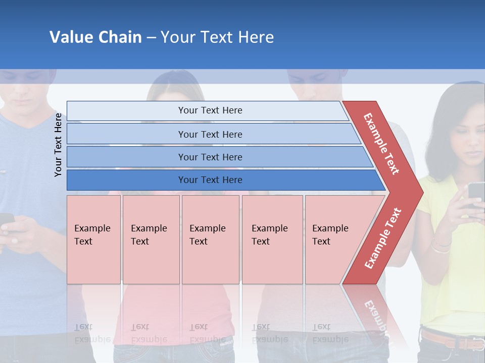 Generation In Phones PowerPoint Template