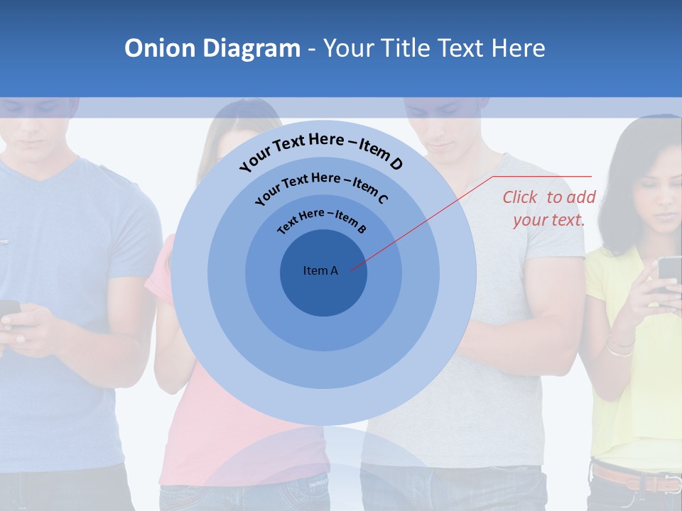 Generation In Phones PowerPoint Template