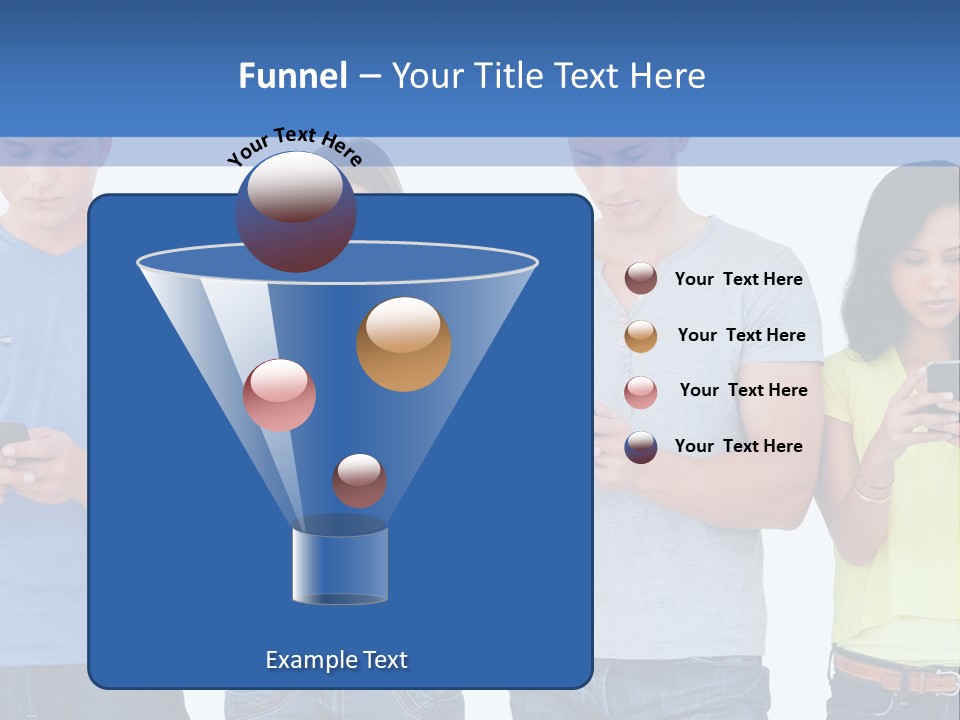 Generation In Phones PowerPoint Template