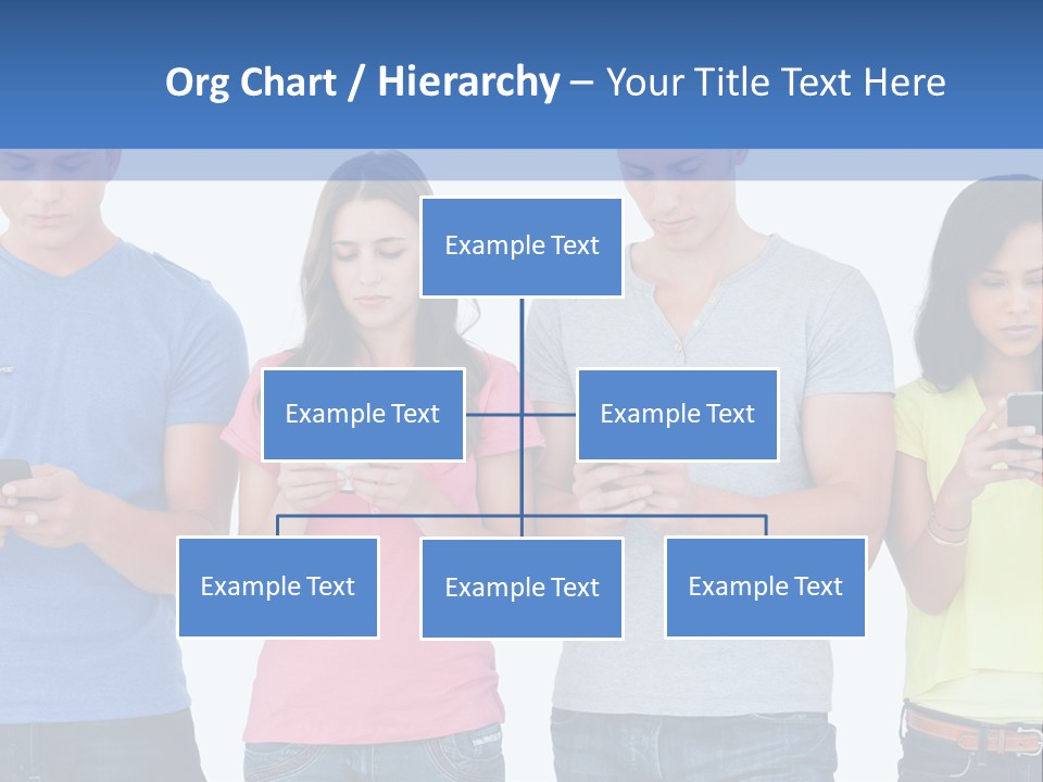 Generation In Phones PowerPoint Template