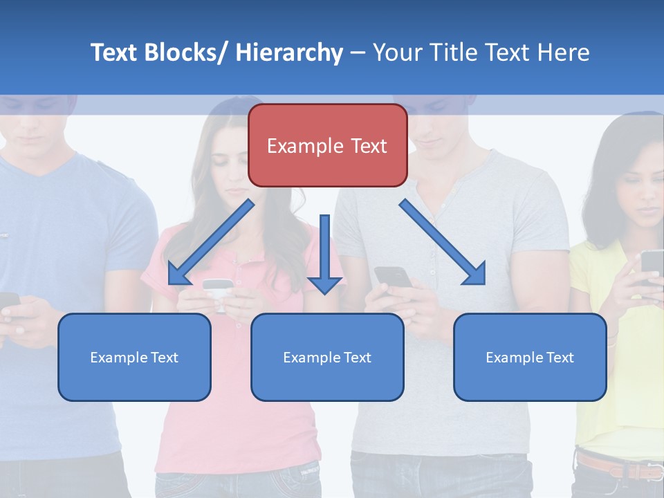 Generation In Phones PowerPoint Template