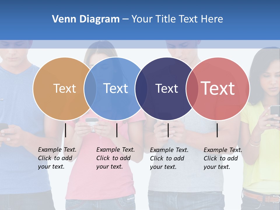 Generation In Phones PowerPoint Template