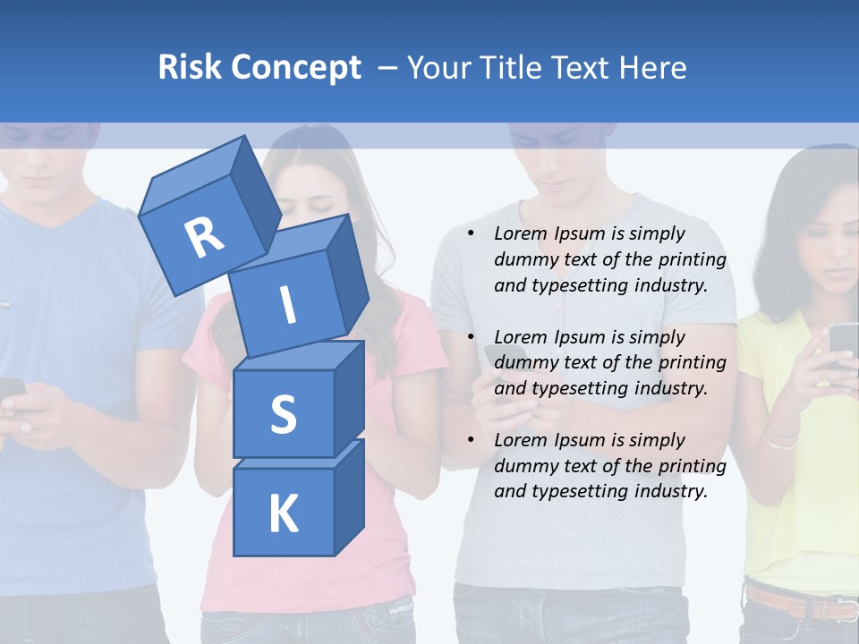 Generation In Phones PowerPoint Template