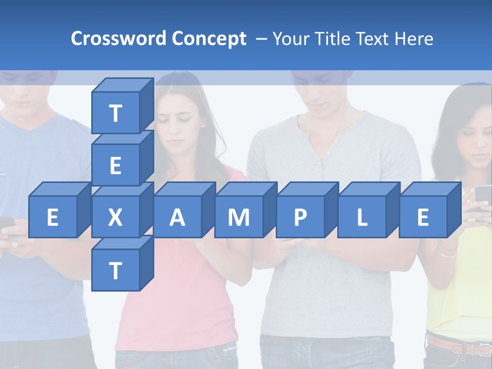 Generation In Phones PowerPoint Template
