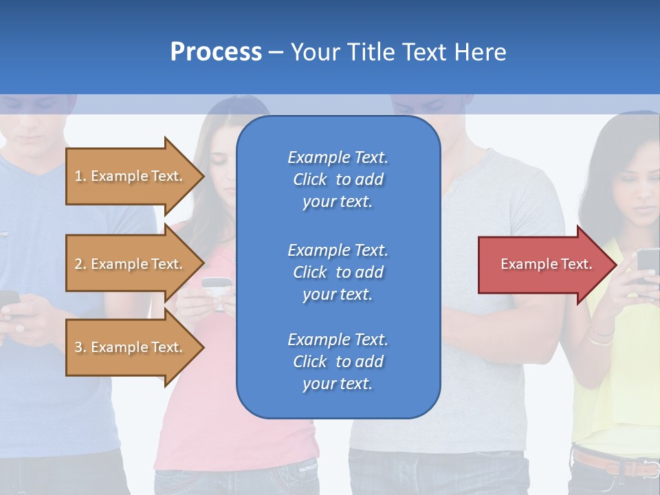 Generation In Phones PowerPoint Template