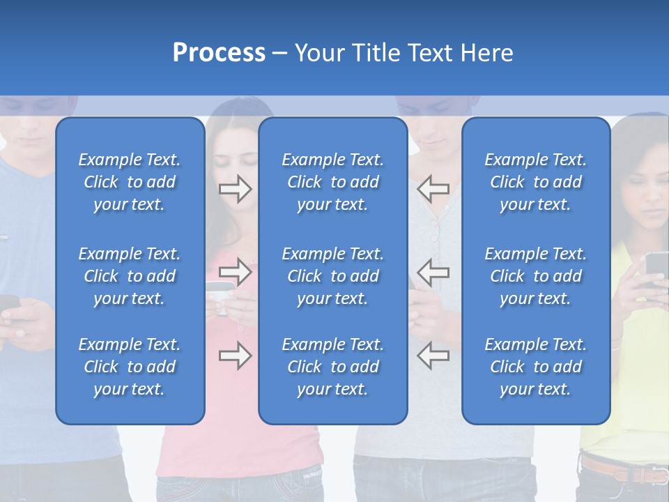 Generation In Phones PowerPoint Template