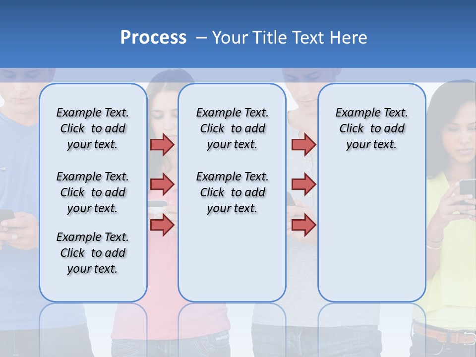 Generation In Phones PowerPoint Template
