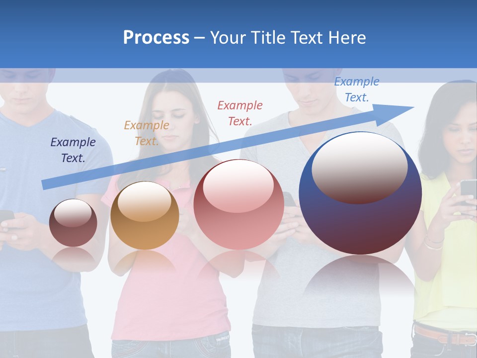 Generation In Phones PowerPoint Template