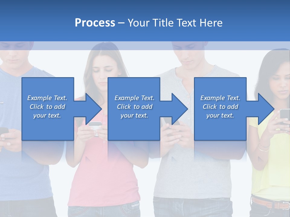 Generation In Phones PowerPoint Template