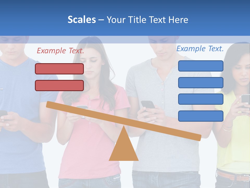 Generation In Phones PowerPoint Template
