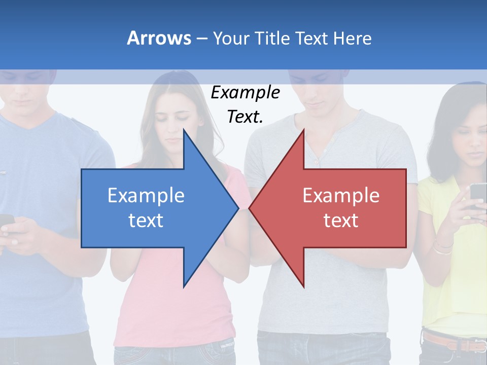 Generation In Phones PowerPoint Template