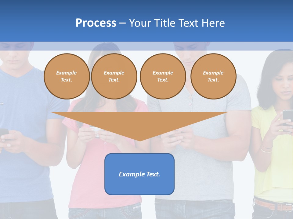 Generation In Phones PowerPoint Template