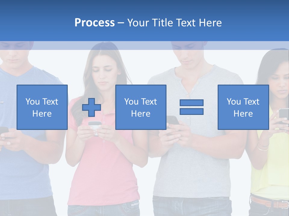 Generation In Phones PowerPoint Template