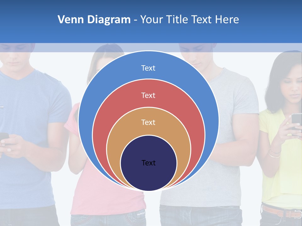 Generation In Phones PowerPoint Template