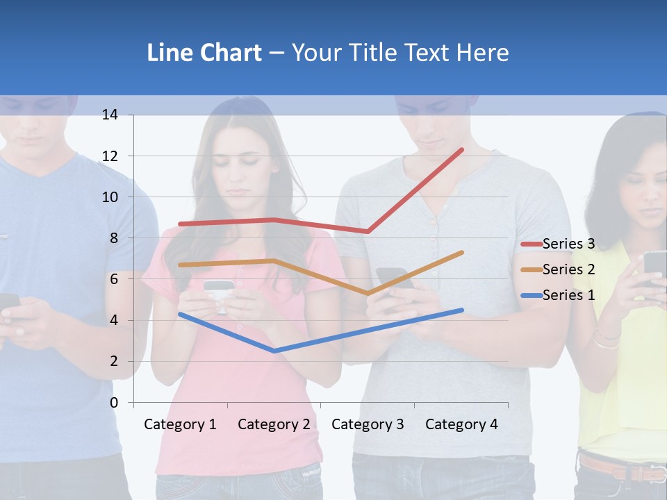 Generation In Phones PowerPoint Template