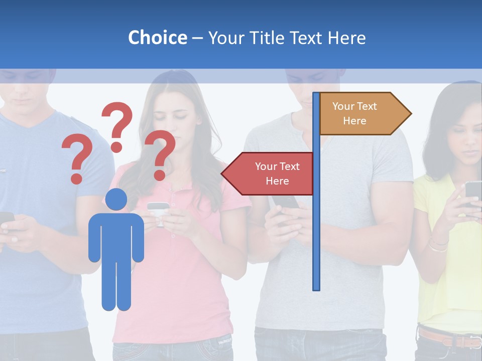 Generation In Phones PowerPoint Template