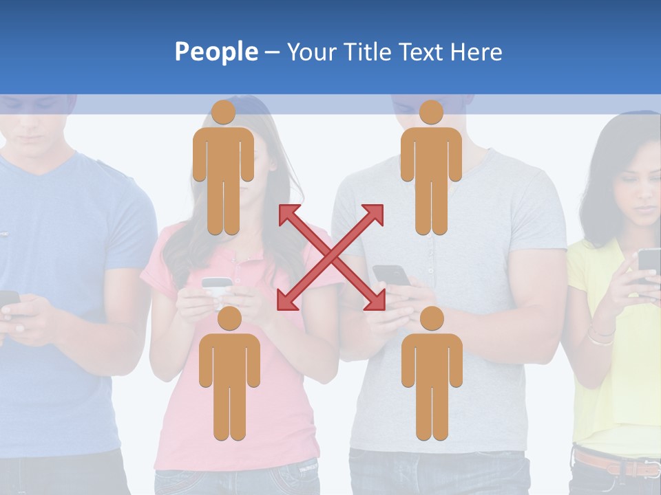 Generation In Phones PowerPoint Template