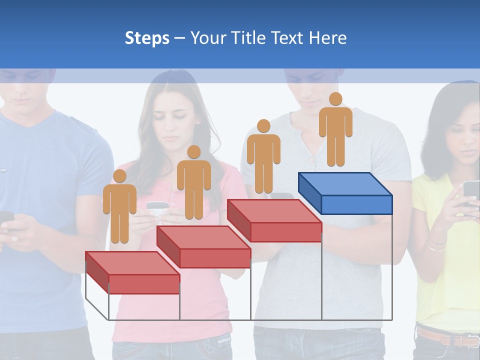 Generation In Phones PowerPoint Template