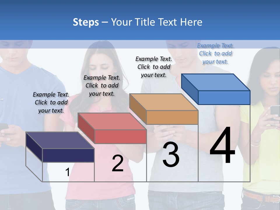 Generation In Phones PowerPoint Template