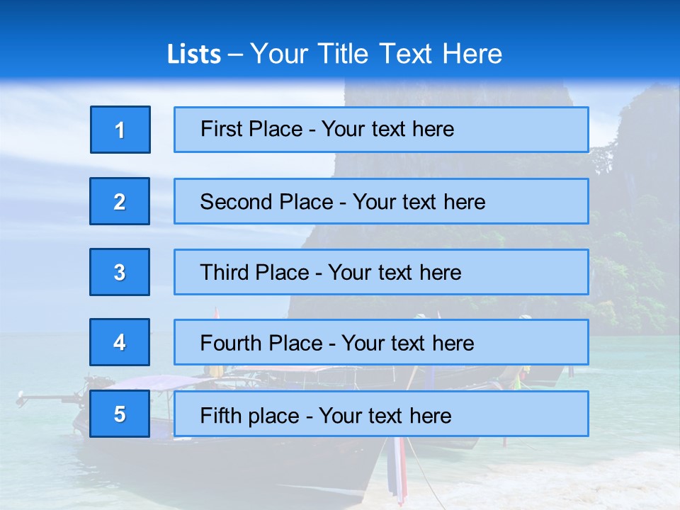 Paradise Island PowerPoint Template