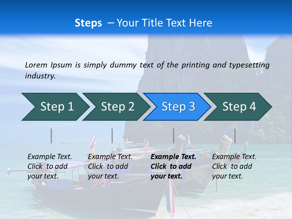 Paradise Island PowerPoint Template