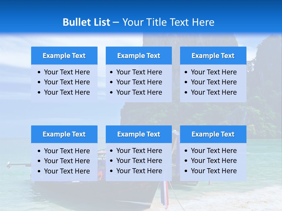 Paradise Island PowerPoint Template