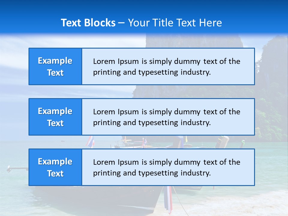 Paradise Island PowerPoint Template