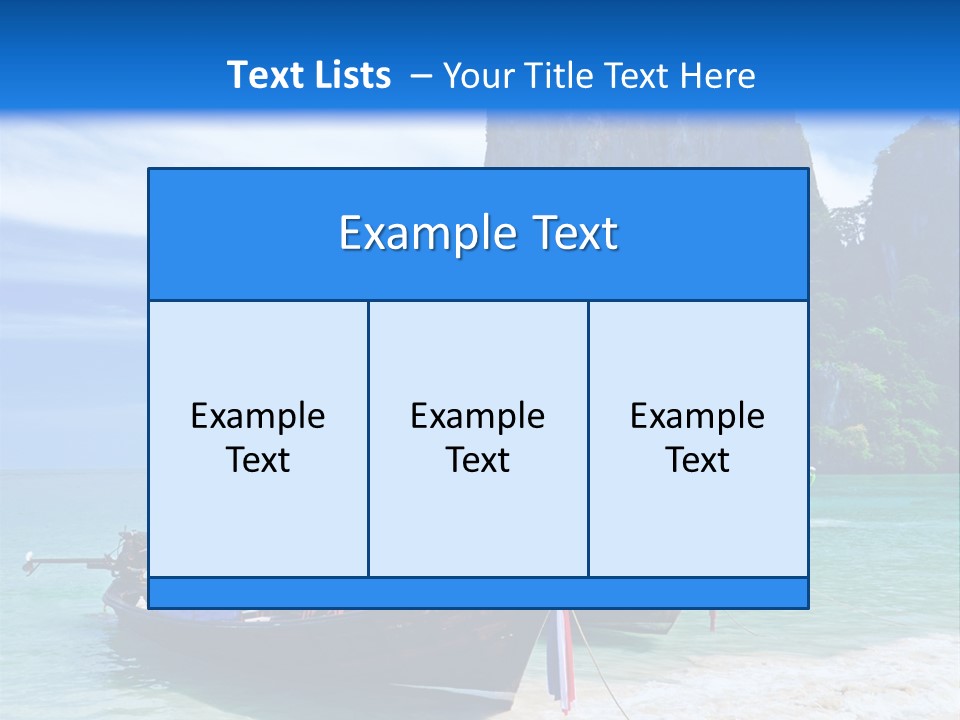 Paradise Island PowerPoint Template