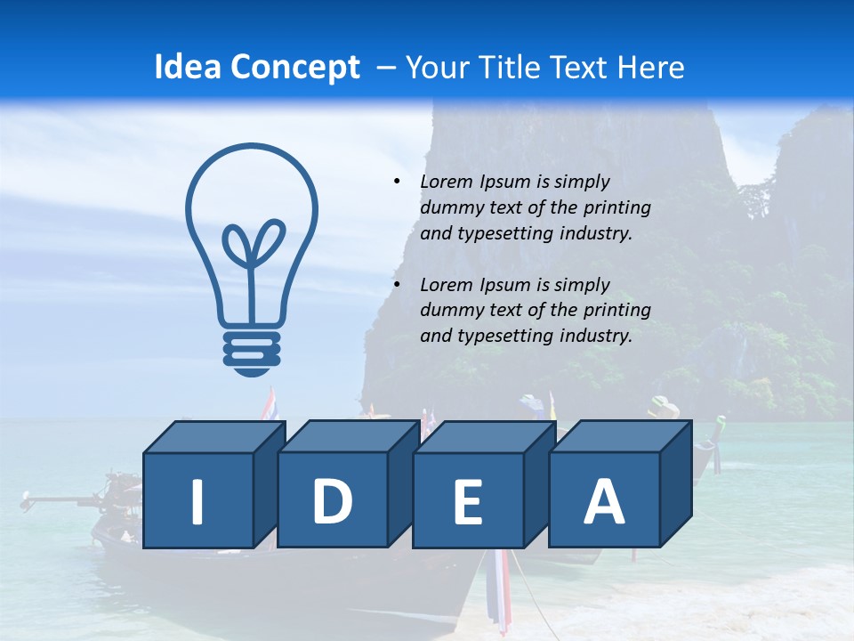 Paradise Island PowerPoint Template