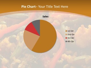 Rice With Meat In A Spicy Sauce PowerPoint Template