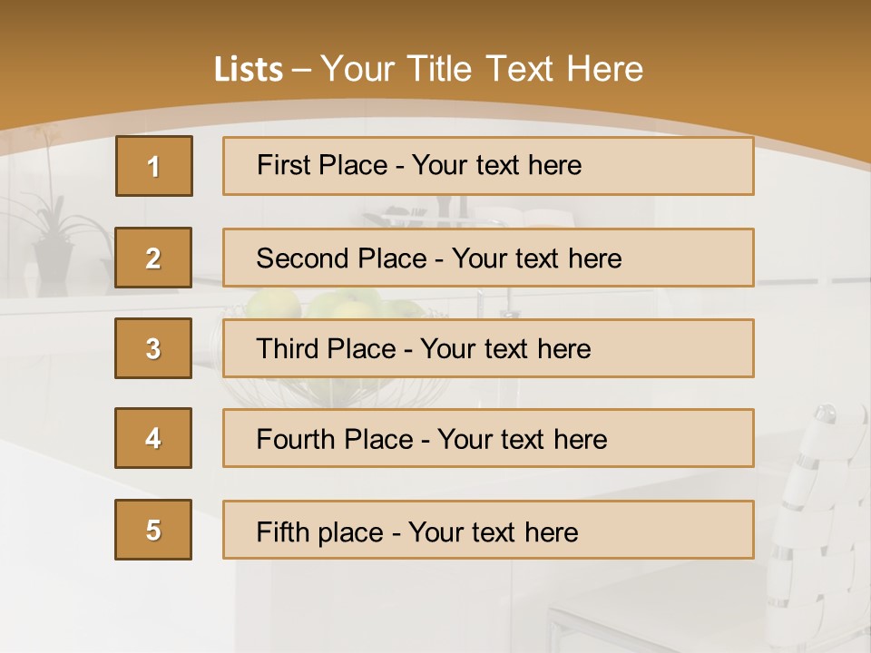 Big Kitchen PowerPoint Template