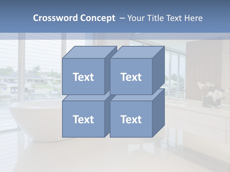 Large Bathroom PowerPoint Template