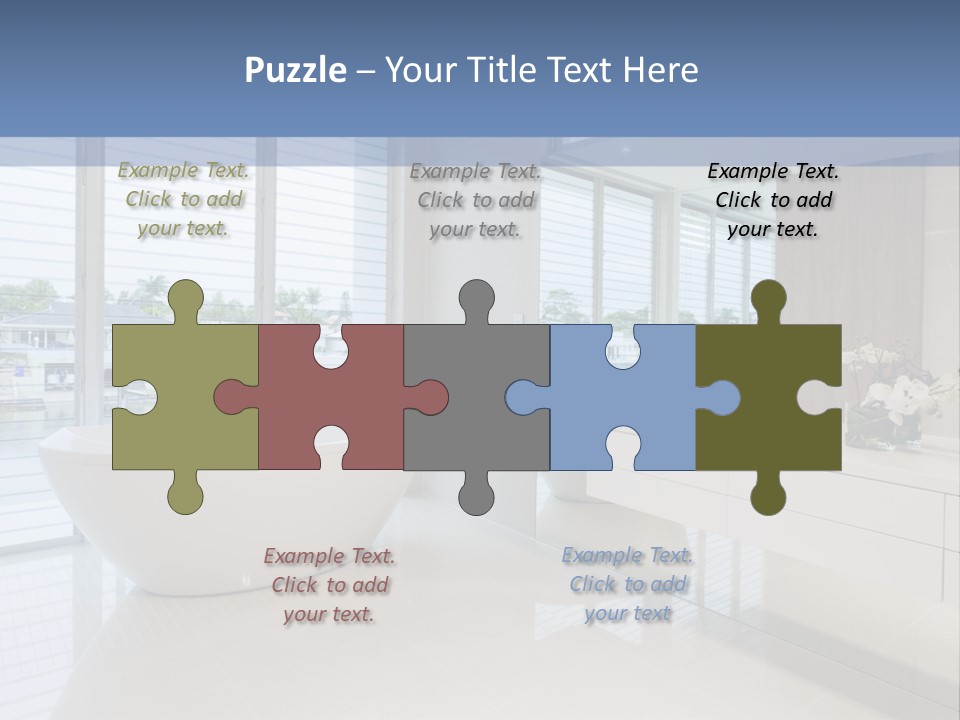 Large Bathroom PowerPoint Template