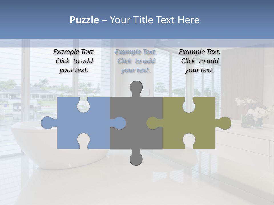 Large Bathroom PowerPoint Template