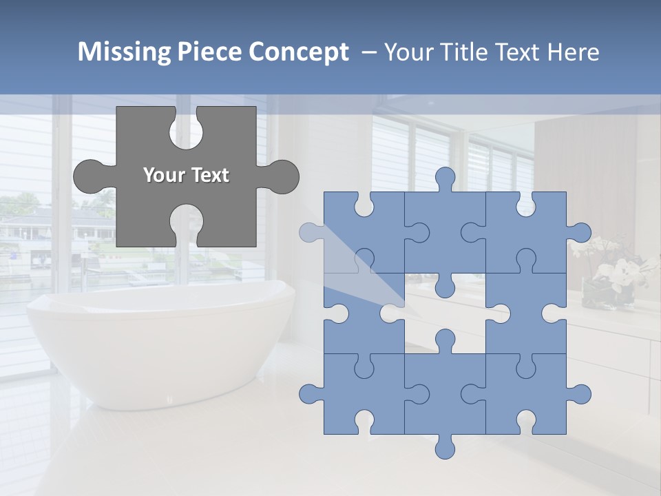 Large Bathroom PowerPoint Template