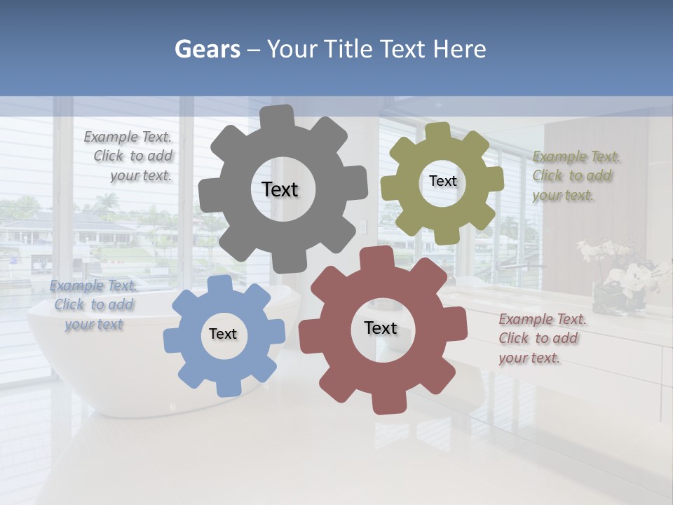 Large Bathroom PowerPoint Template