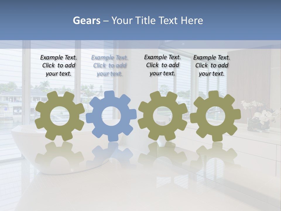 Large Bathroom PowerPoint Template