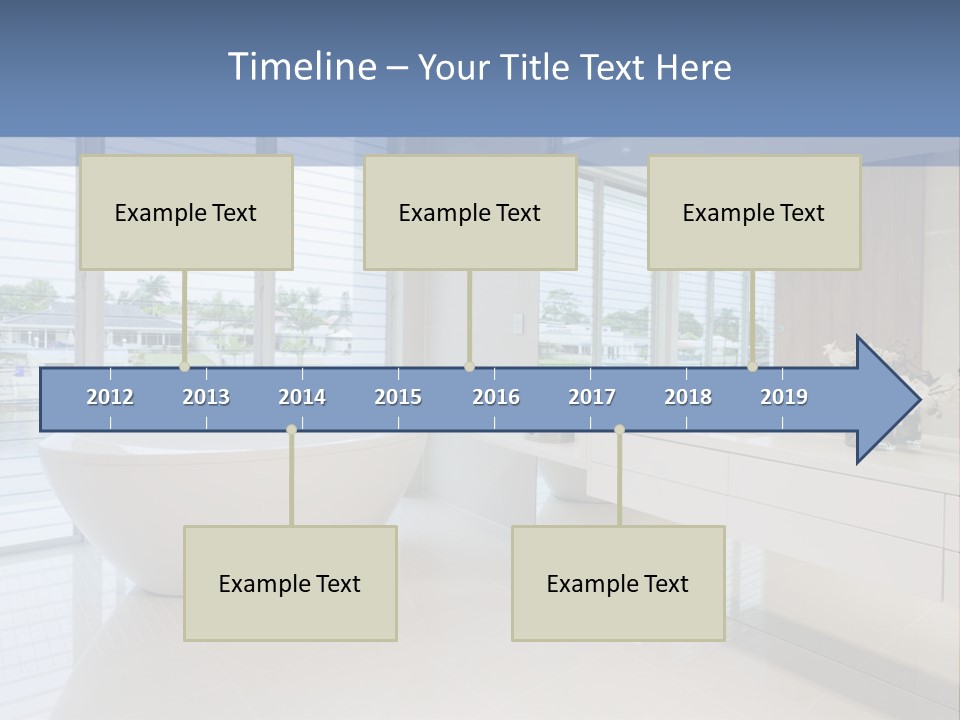 Large Bathroom PowerPoint Template