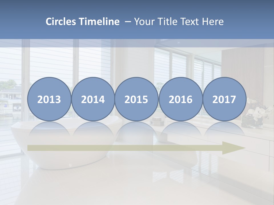 Large Bathroom PowerPoint Template