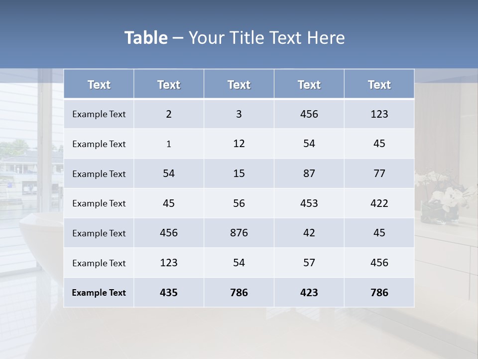Large Bathroom PowerPoint Template