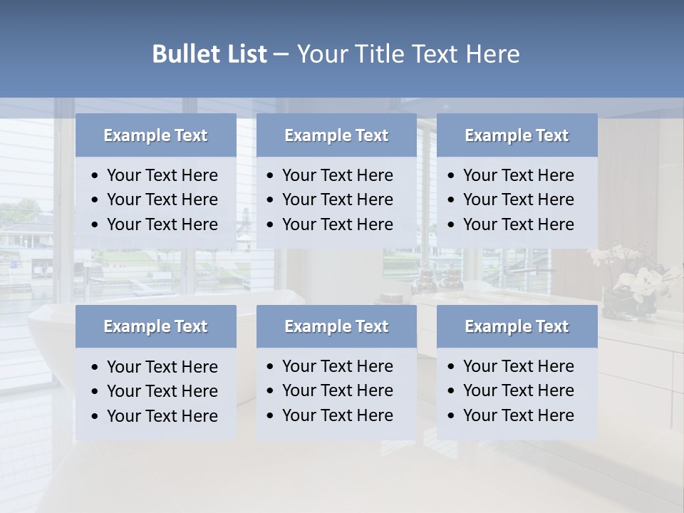 Large Bathroom PowerPoint Template