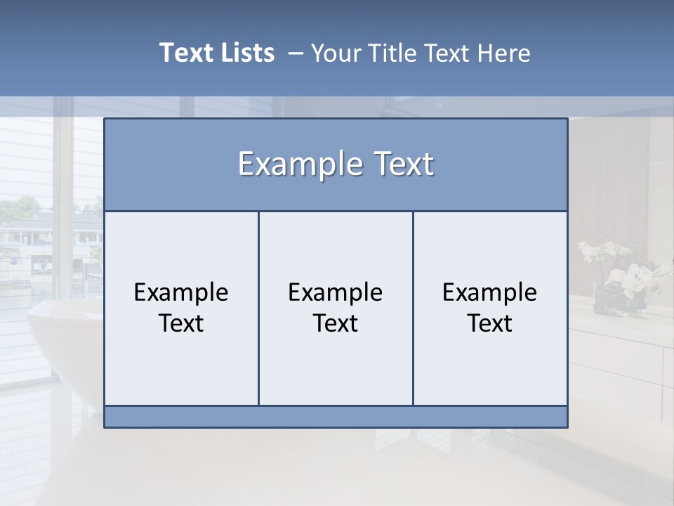 Large Bathroom PowerPoint Template