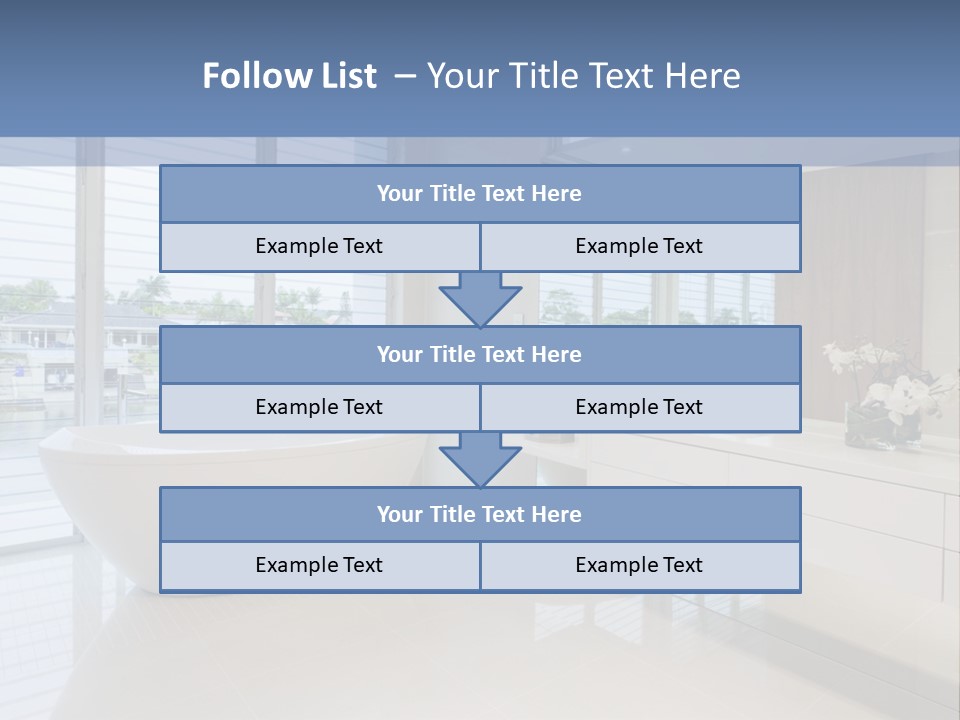 Large Bathroom PowerPoint Template