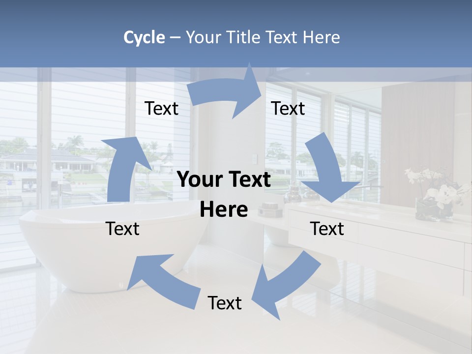 Large Bathroom PowerPoint Template